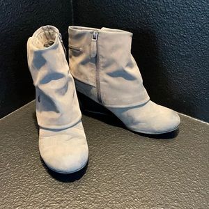 Faded Glory 2in Wedge Booties